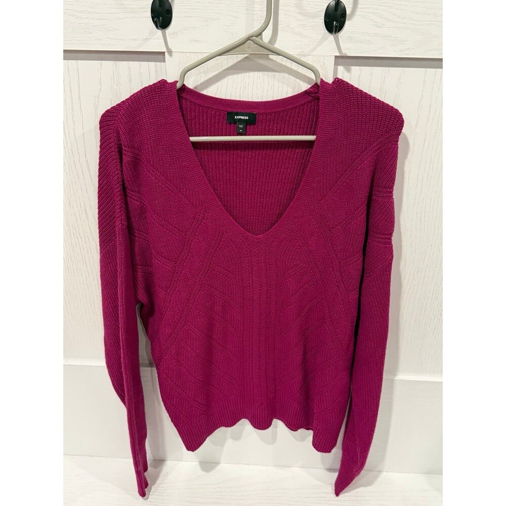 Express magenta sweater size medium